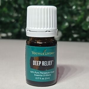Young Living Deep Relief Essential Oil Blend - Teal & White